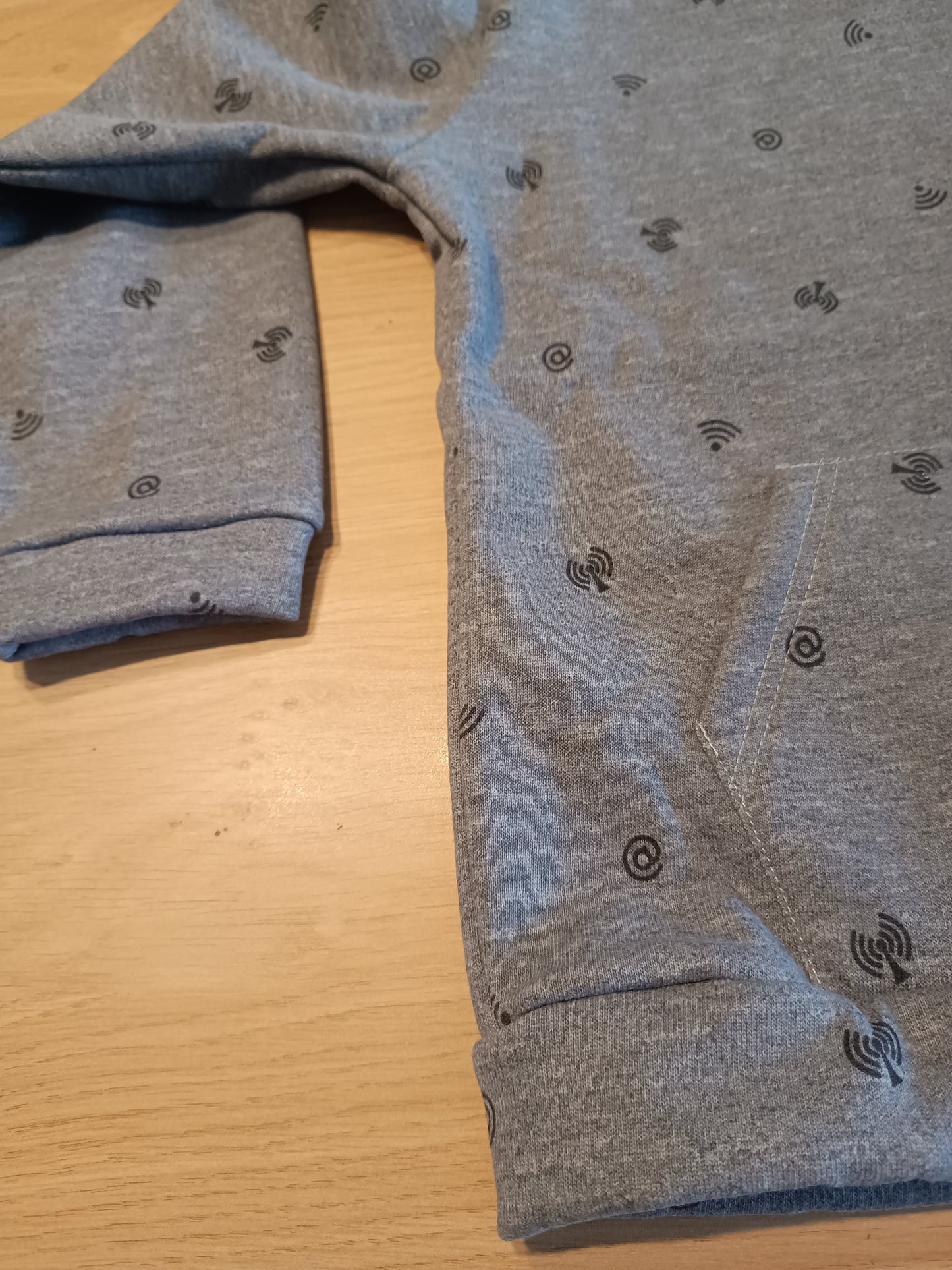 pullover grey with wifi boy