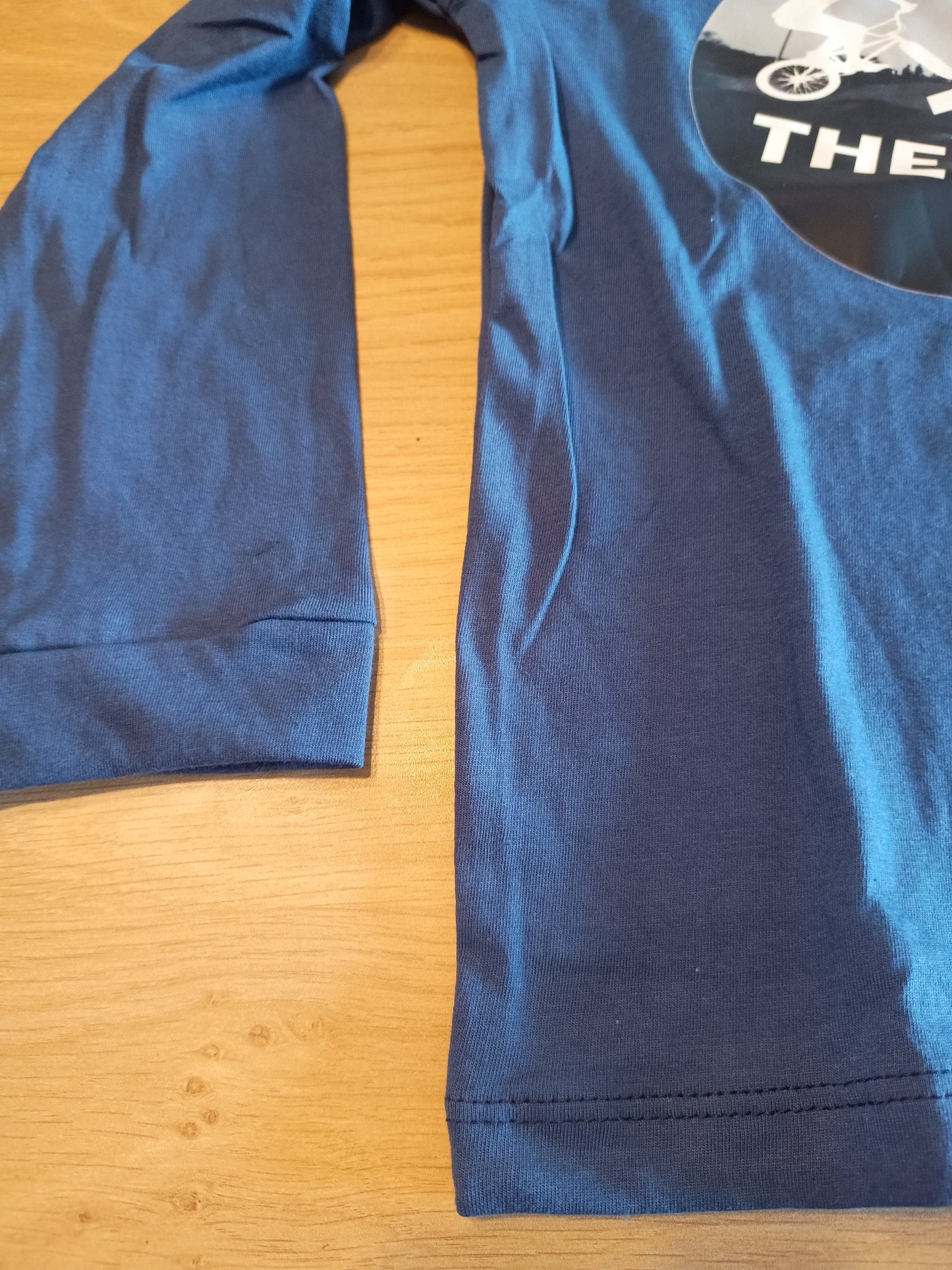 tshirt blue bicycle boy
