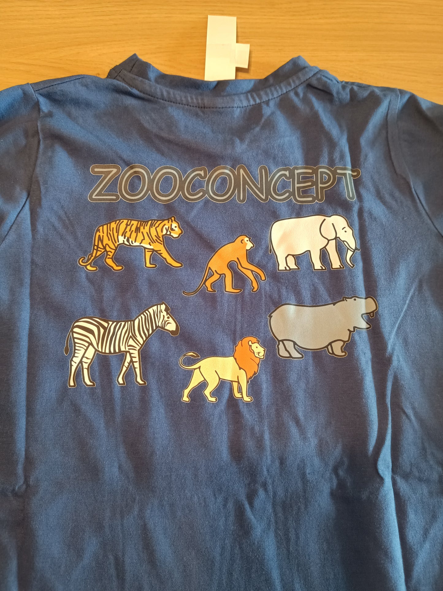 tshirt blue zoo boy