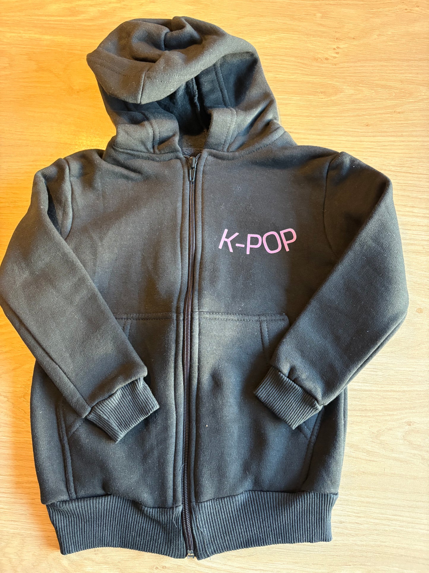 Kpop set jacket + tshirt black