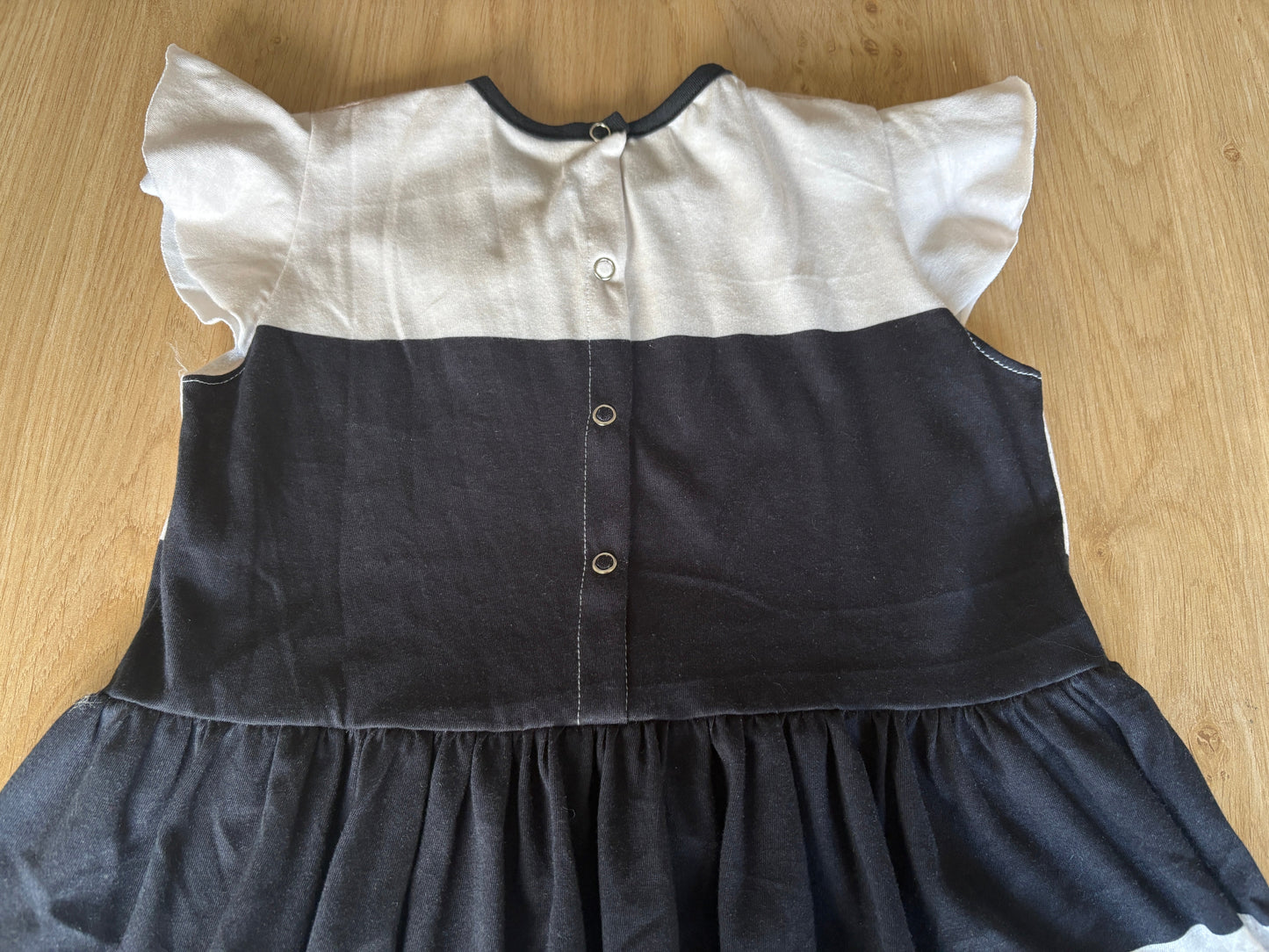 withe and black Dress