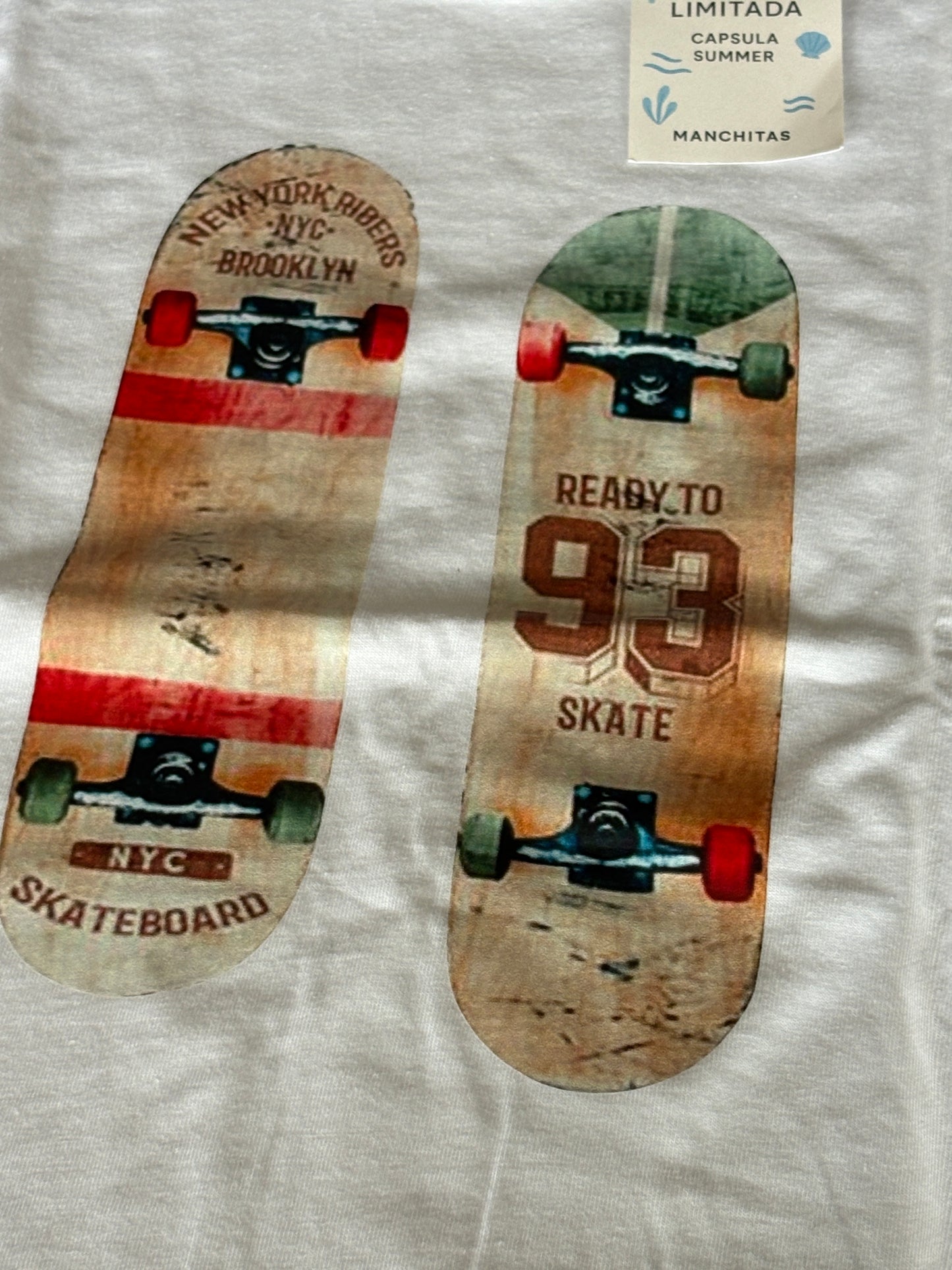 Skate- White t-shirt