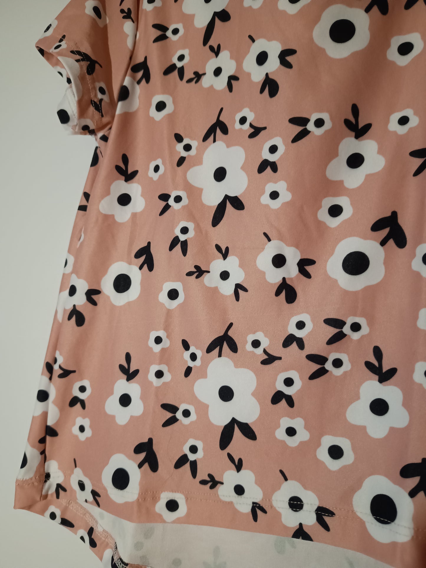 Pink flower shirt