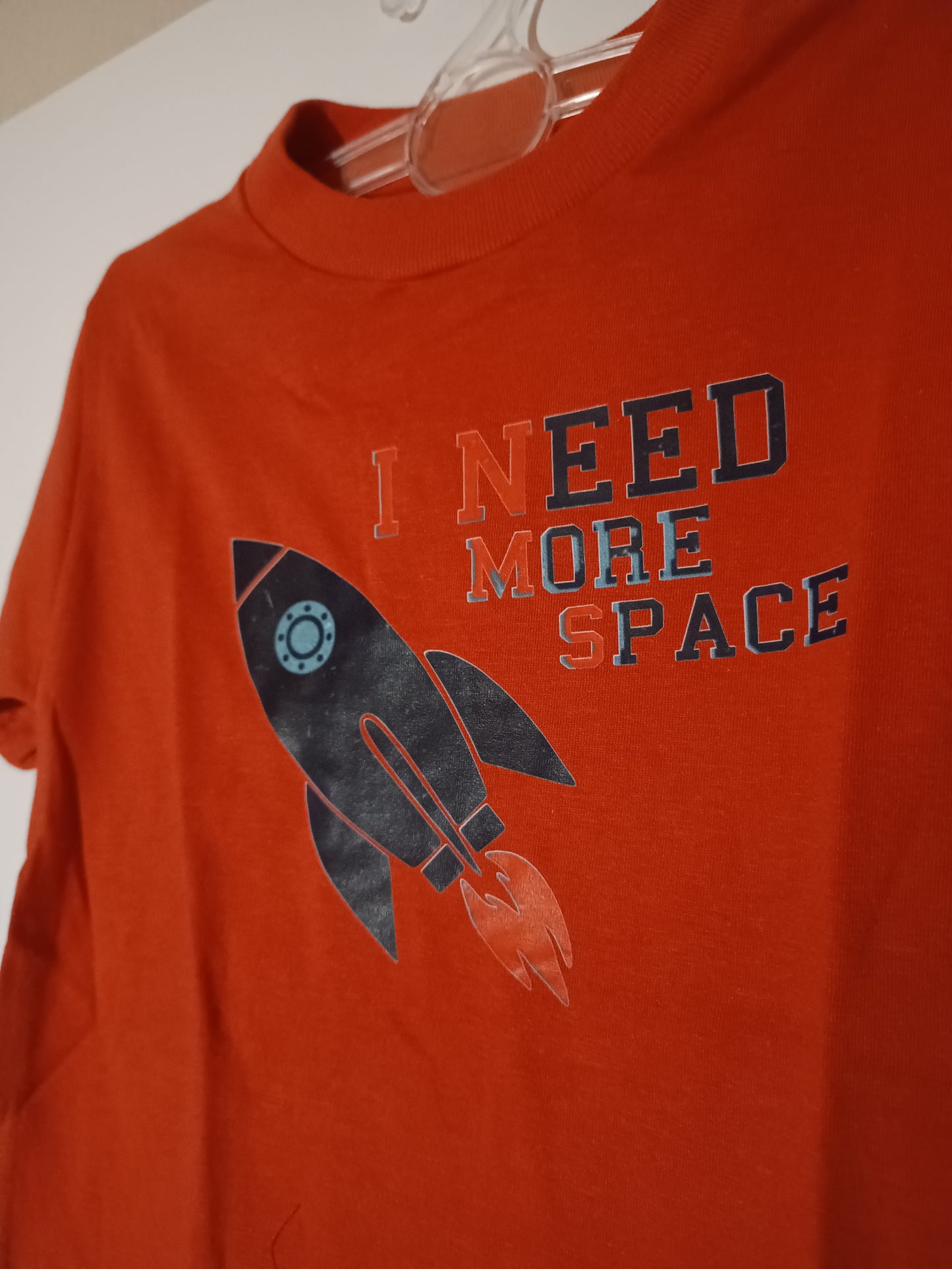 Red space shirt