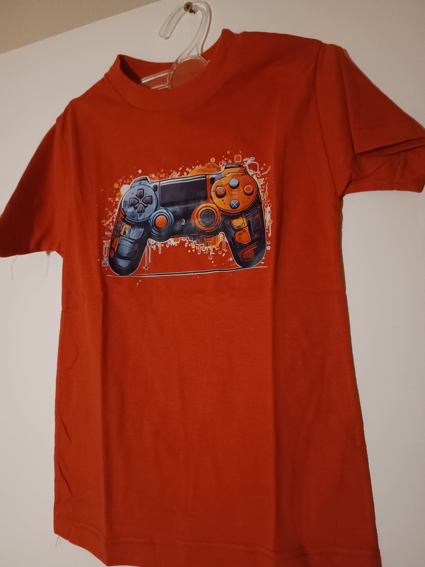 Red game shirt