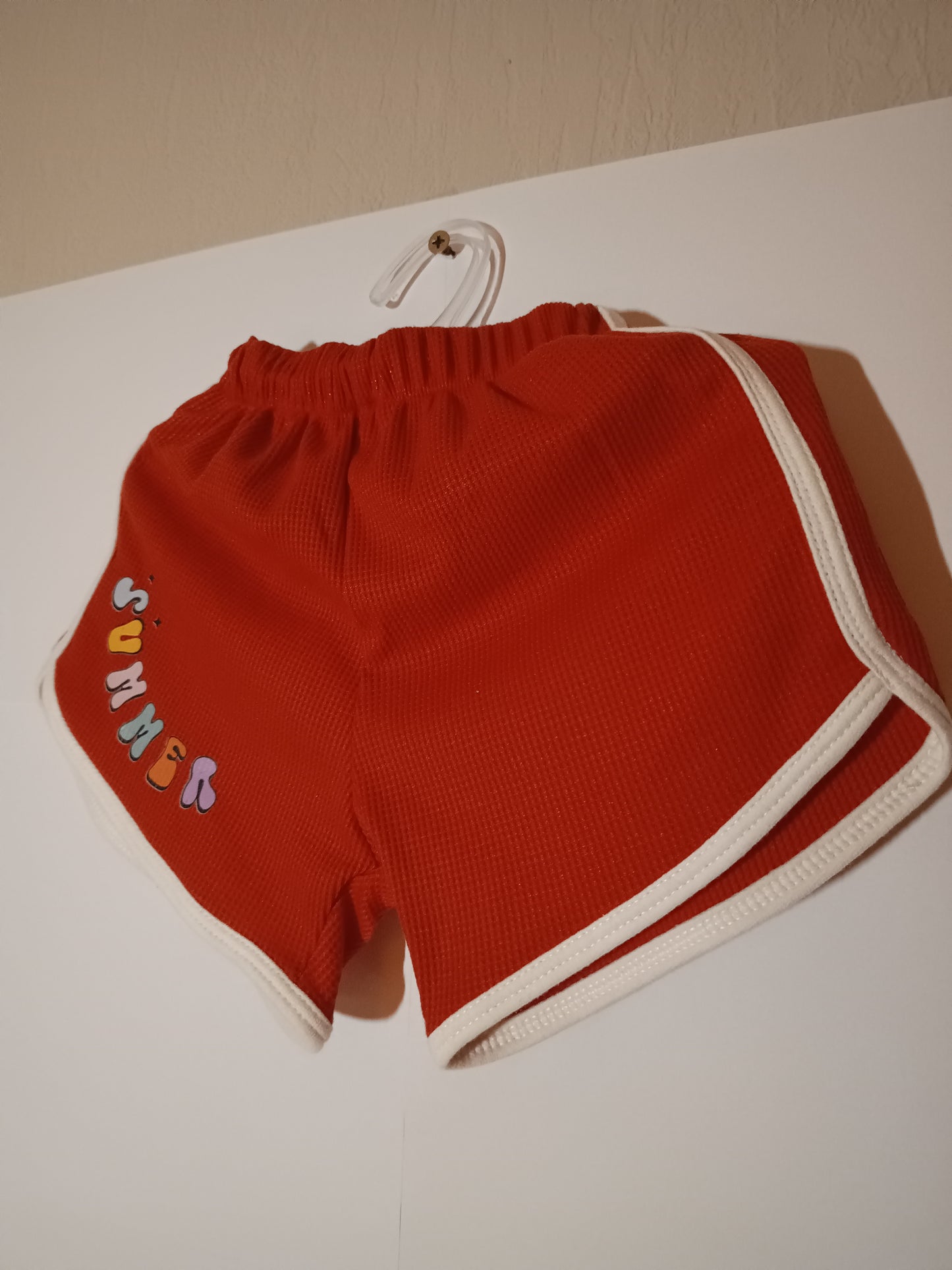 Wafle short and shirt
