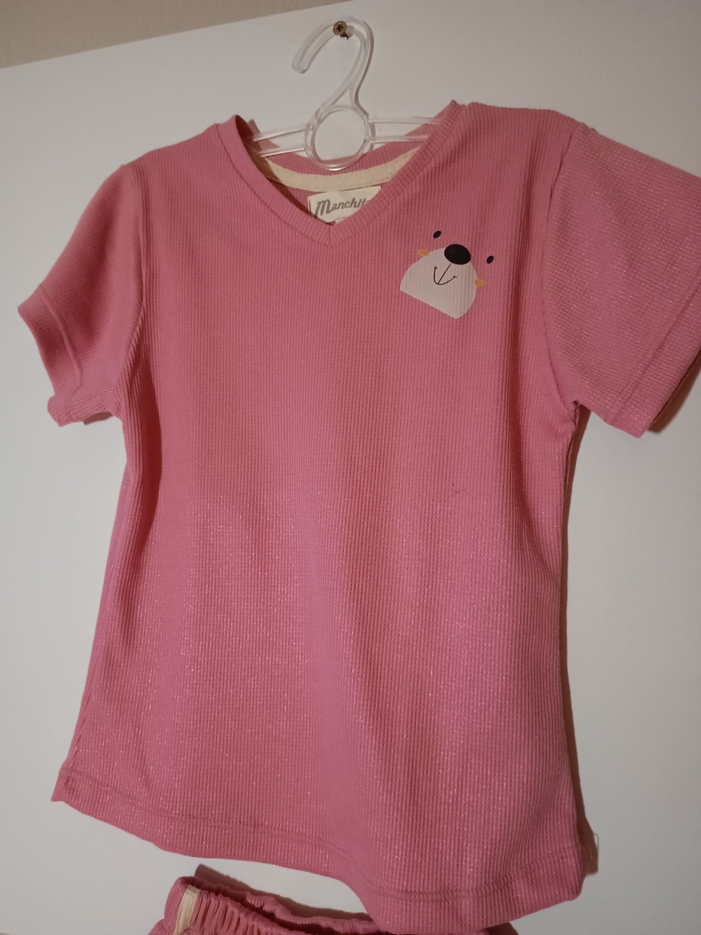 Wafle short and shirt