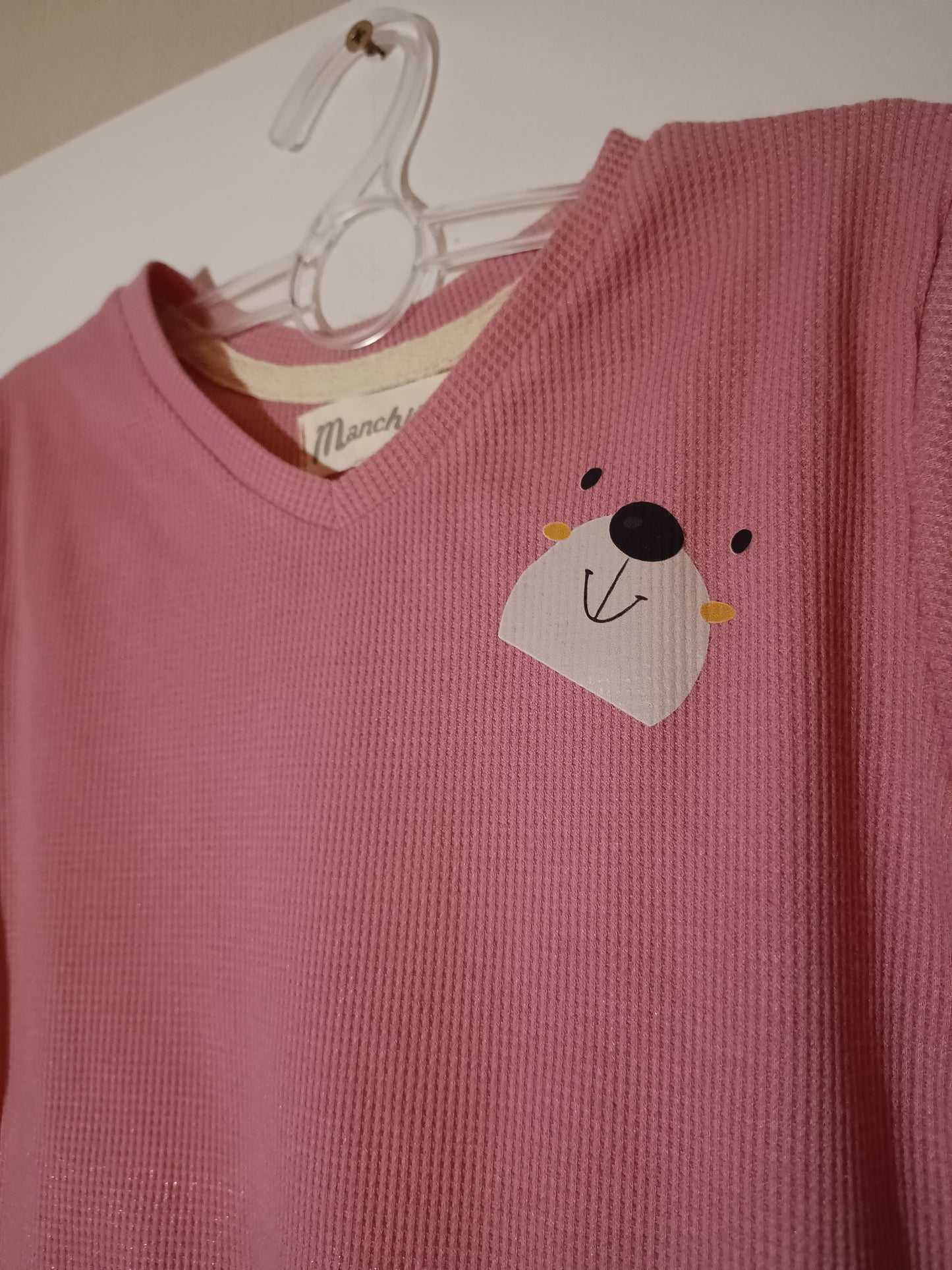 Wafle short and shirt