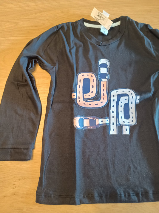 tshirt black route boy