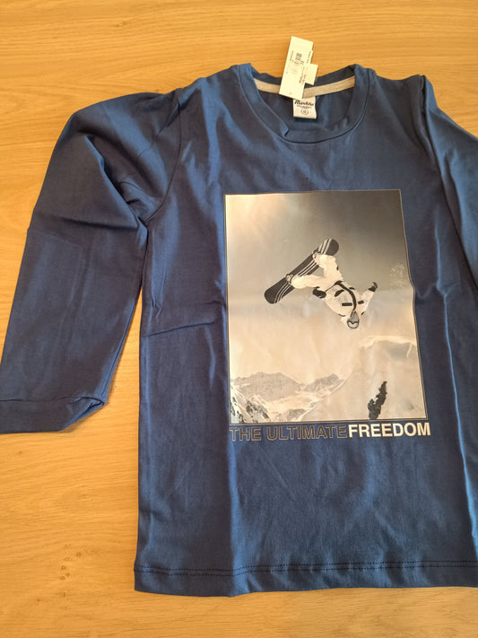 tshirt blue skate