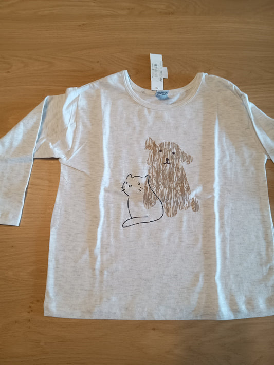 tshirt grey dog boy