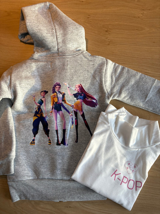 Kpop set jacket + tshirt