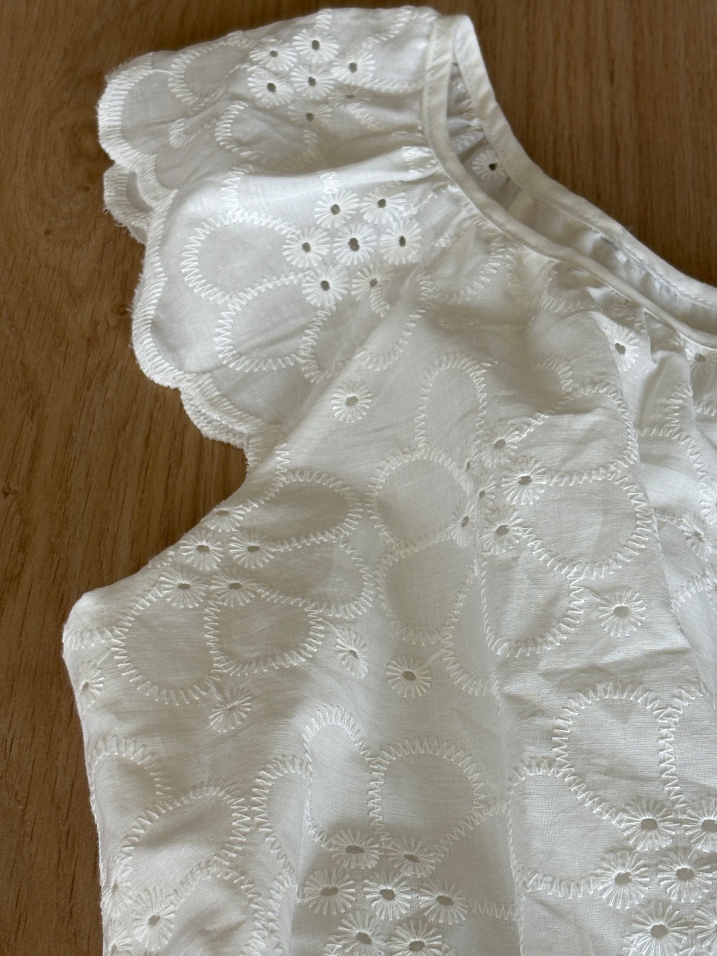 White brodery Dress