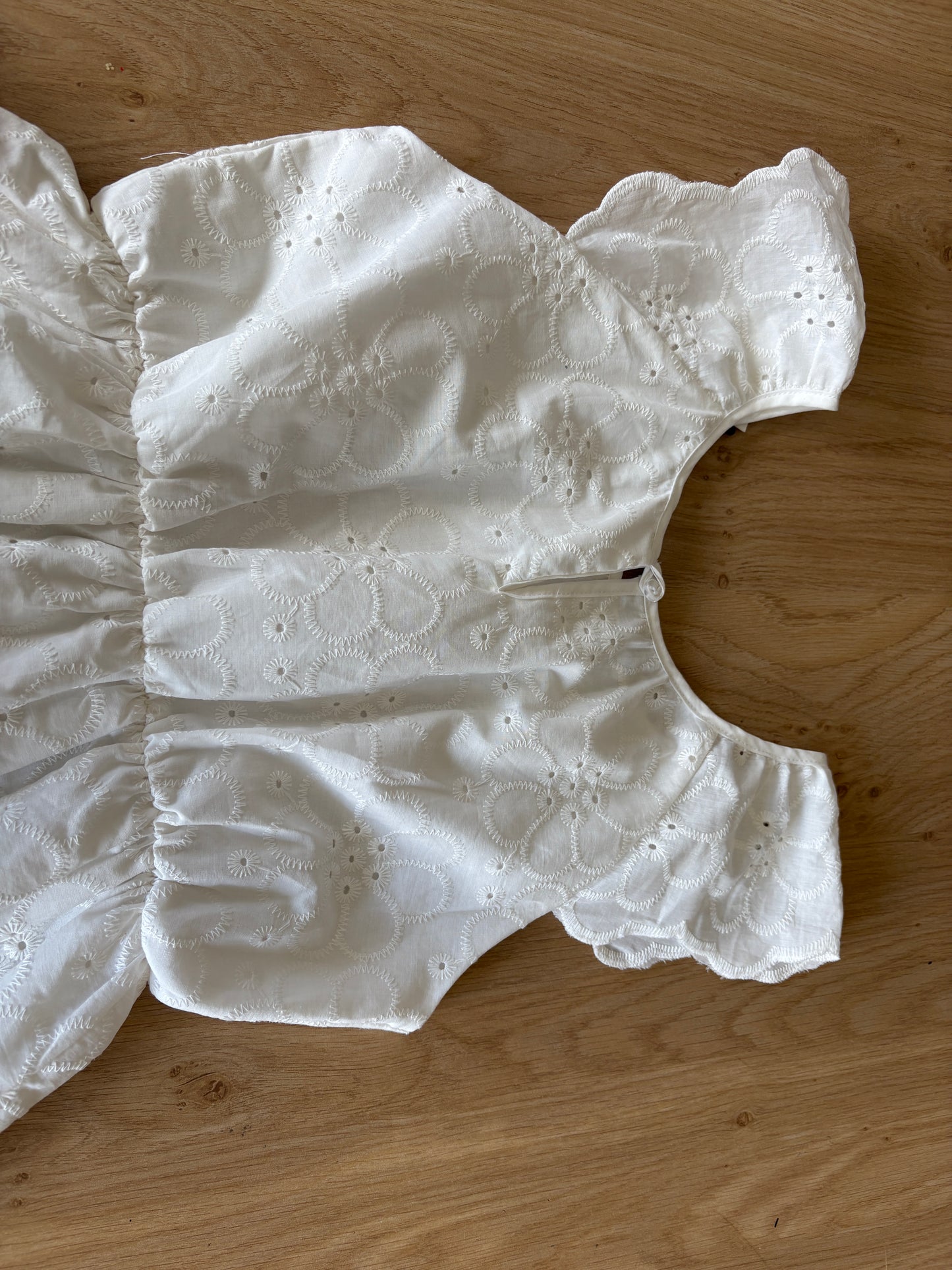 White brodery Dress