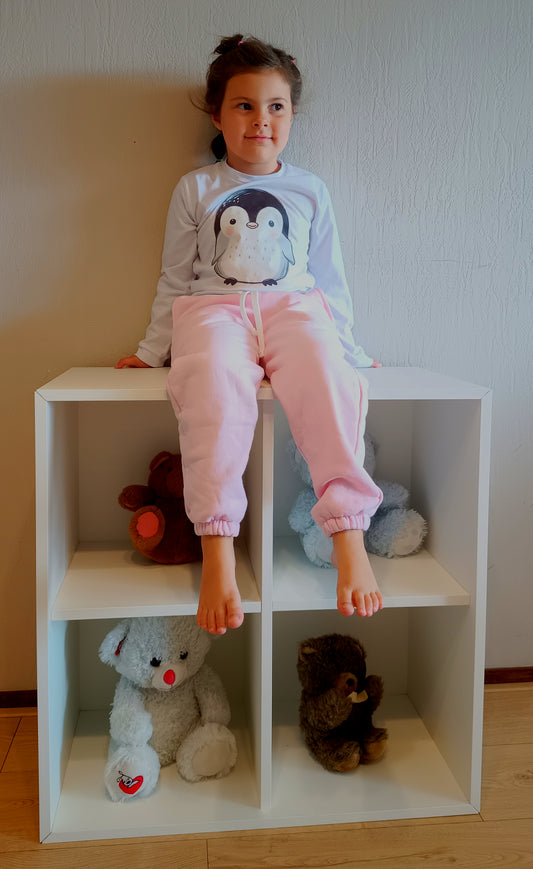 tshirt white pinguin girl