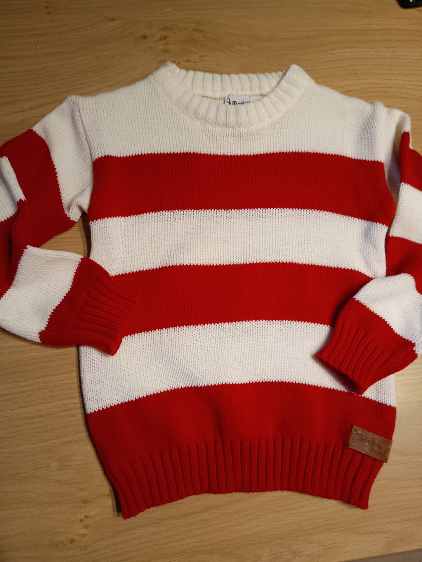Sweater red/white boy