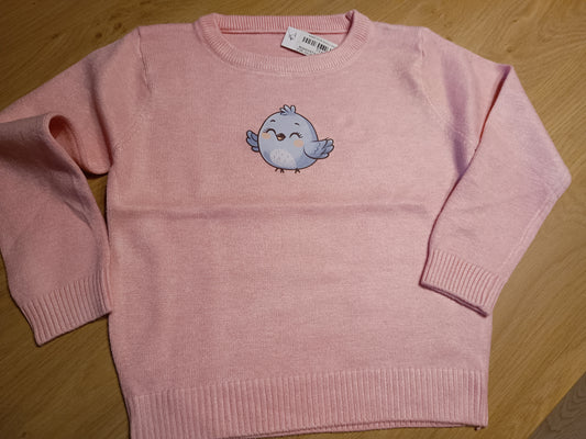 Sweater with stamp Girl