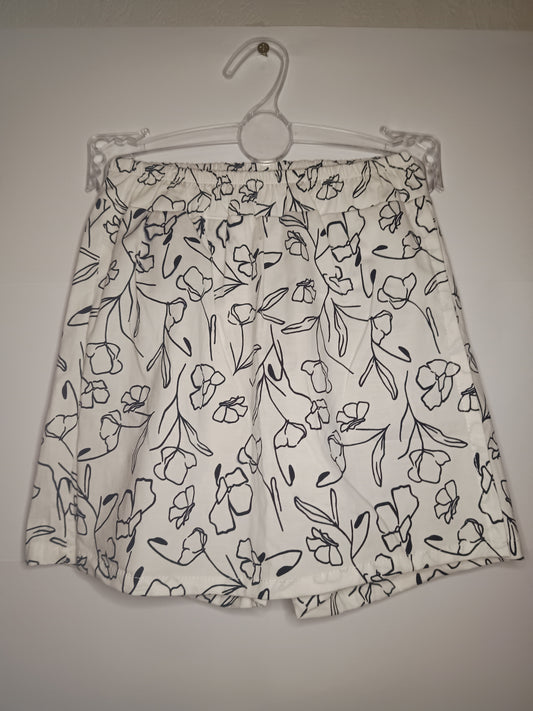 White and black Skirt