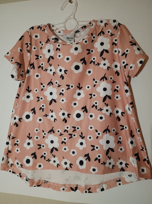 Pink flower shirt