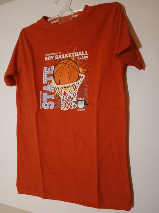 Red basket shirt